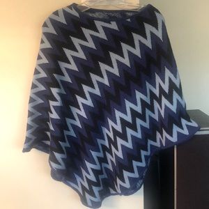 Chevron Missoni Poncho